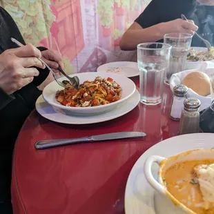 pasta dish, pasta, food