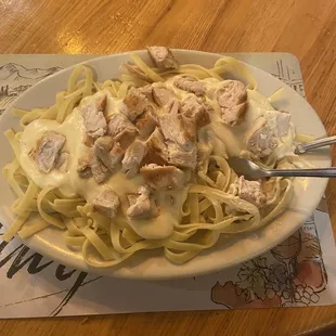 Alfredo with chicken