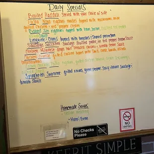 Daily Specials