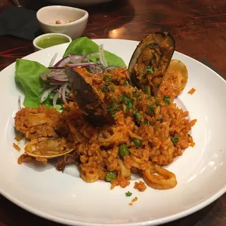 Arroz Con Mariscos Entre