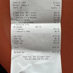 Exorbitant taxes on liquor and food. Not restaurant&apos;s fault.