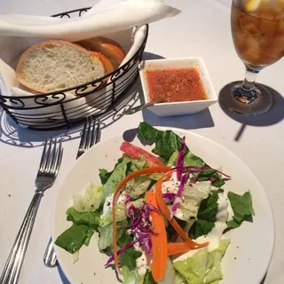 Garlic Bread with Bruschetta