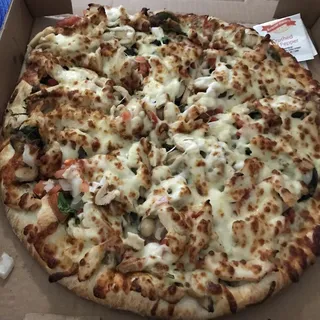 Pesto Chicken Pizza