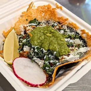 Pierna de Pollo Queso Taco