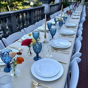 Dinner setup