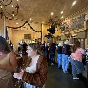 Inside the tasting room.