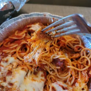 String &amp; chewy chicken