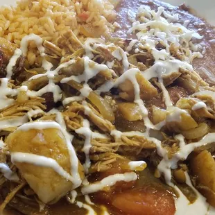 Dinner huarache, veggie style