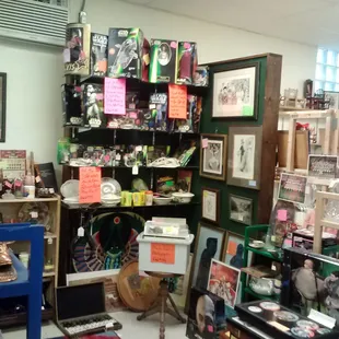 Many vendor spaces, well organized and clean.
