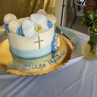 Baptism cake