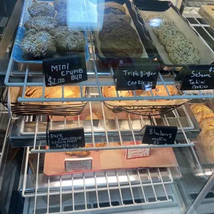 a variety of baked goods