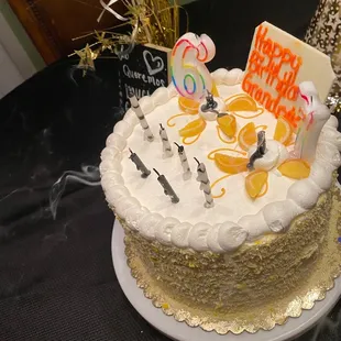 a birthday cake