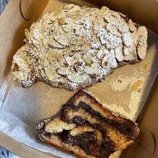 Almond croissant  Croissant Loaf