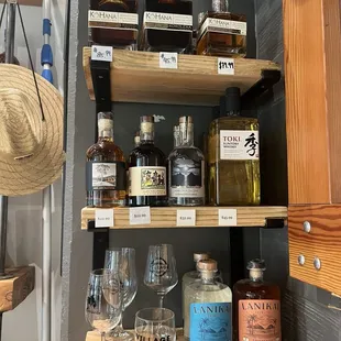 Awesome selection of rums