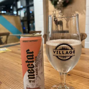 Nectar hard seltzer from the refrigerator