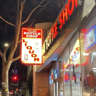 the outside of the store