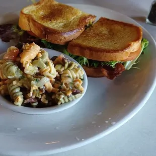 California BLT Sandwich, Pasta Salad.