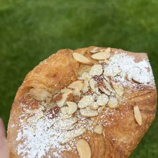 Almond croissant.