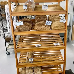 Variety of loaves