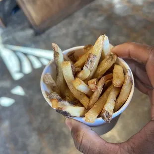 Seasoned fries.