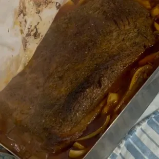 Finished product. Brisket was fantastic!