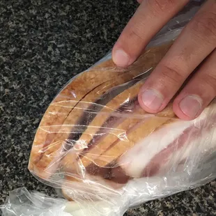 The cherrywood bacon is so amazing! You'll never be satisfied by any other bacon after having this!