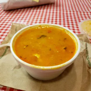 Small 8oz chicken tortilla soup