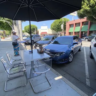outdoor seating