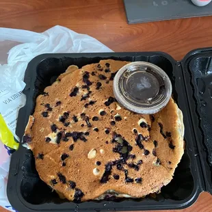 Short Stack of Blueberry Pancakes