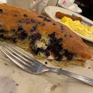 Scrumptious blueberry pancakes