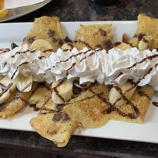 Banana Nutella Crepes