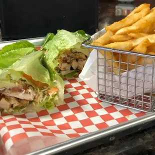 Asiago Chicken Lettuce Wrap