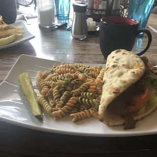 Gyro with Pasta