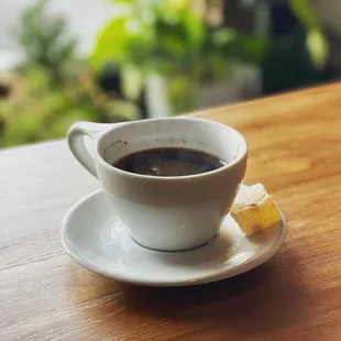 Turkish Coffee with Turkish Delight - gorgeous!