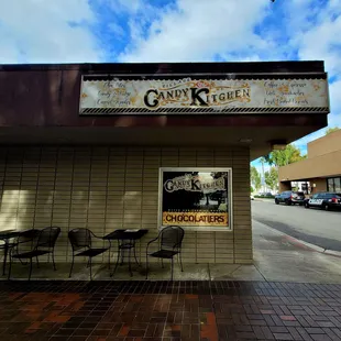 the outside of the building