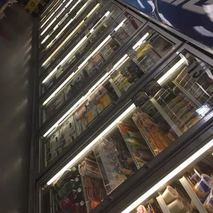 a refrigerated display case