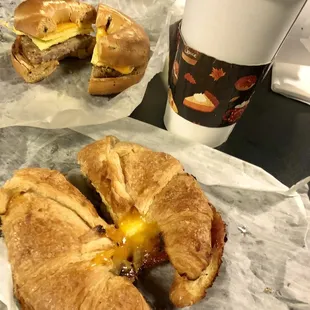Breakfast Bacon, Egg and Cheese Sandwich