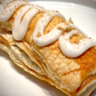 Their version of a poptart... this is strawberry cream cheese.  This didn&apos;t seem like a poptart and (imo) was overly sweet.