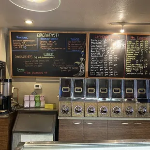 Menu and Front Counter