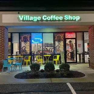 the outside of the building