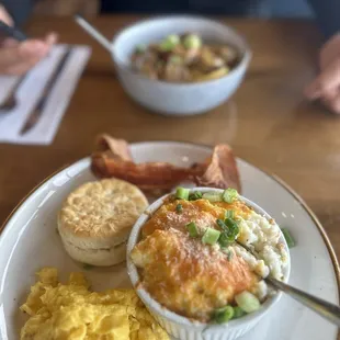Grits &amp; Egg Scrambled.