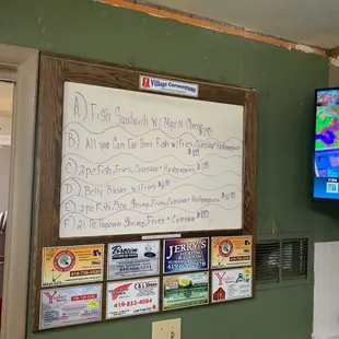 The specials are a good deal.