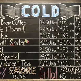 Cold Drinks