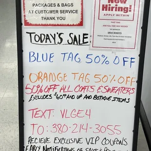 Sales today