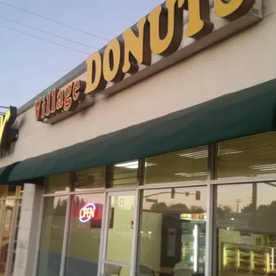 the front of a store