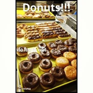 a variety of donuts