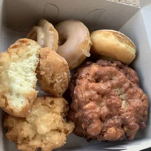 January 26, 2024
 My box of homemade goodies. The buttermilk delicacy was amazing with a hint of a drop of coconut essence into the batter.