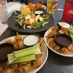 Sweet Potato Fries / Mojo Chicken / Boneless Wings