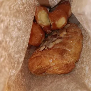 Bear claw and donut holes