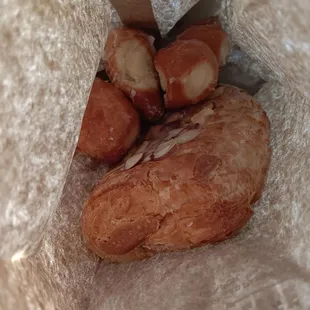 food, dough desserts, donuts